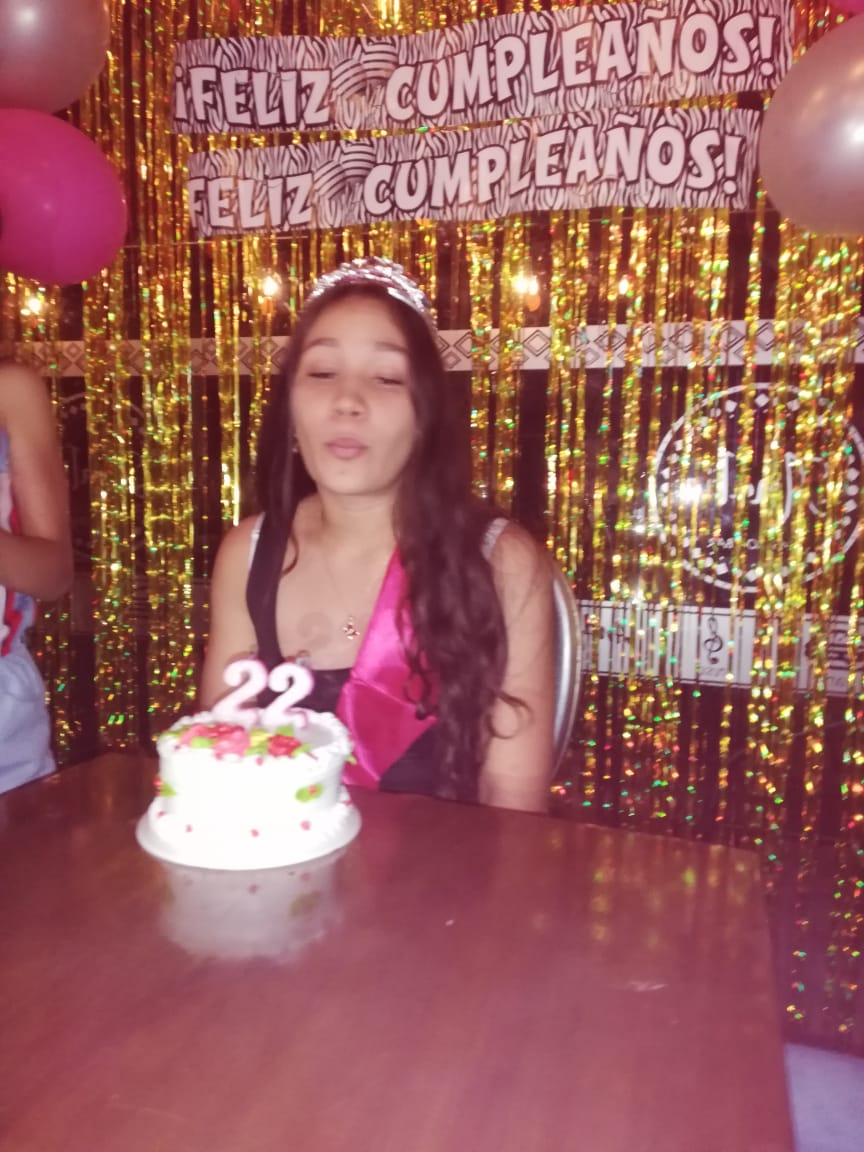 Karla Escobar, la cumpleañera.